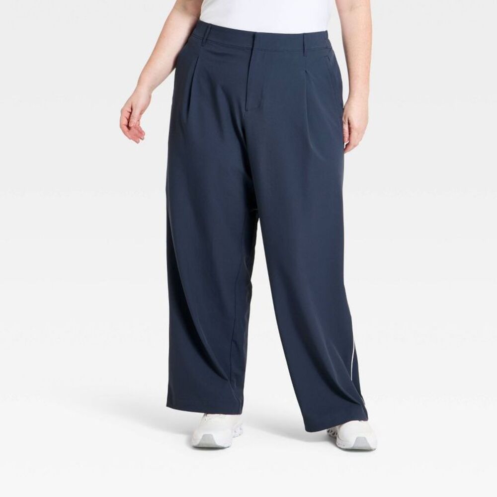 all in motion Wide-Leg Navy Blue Active Pants